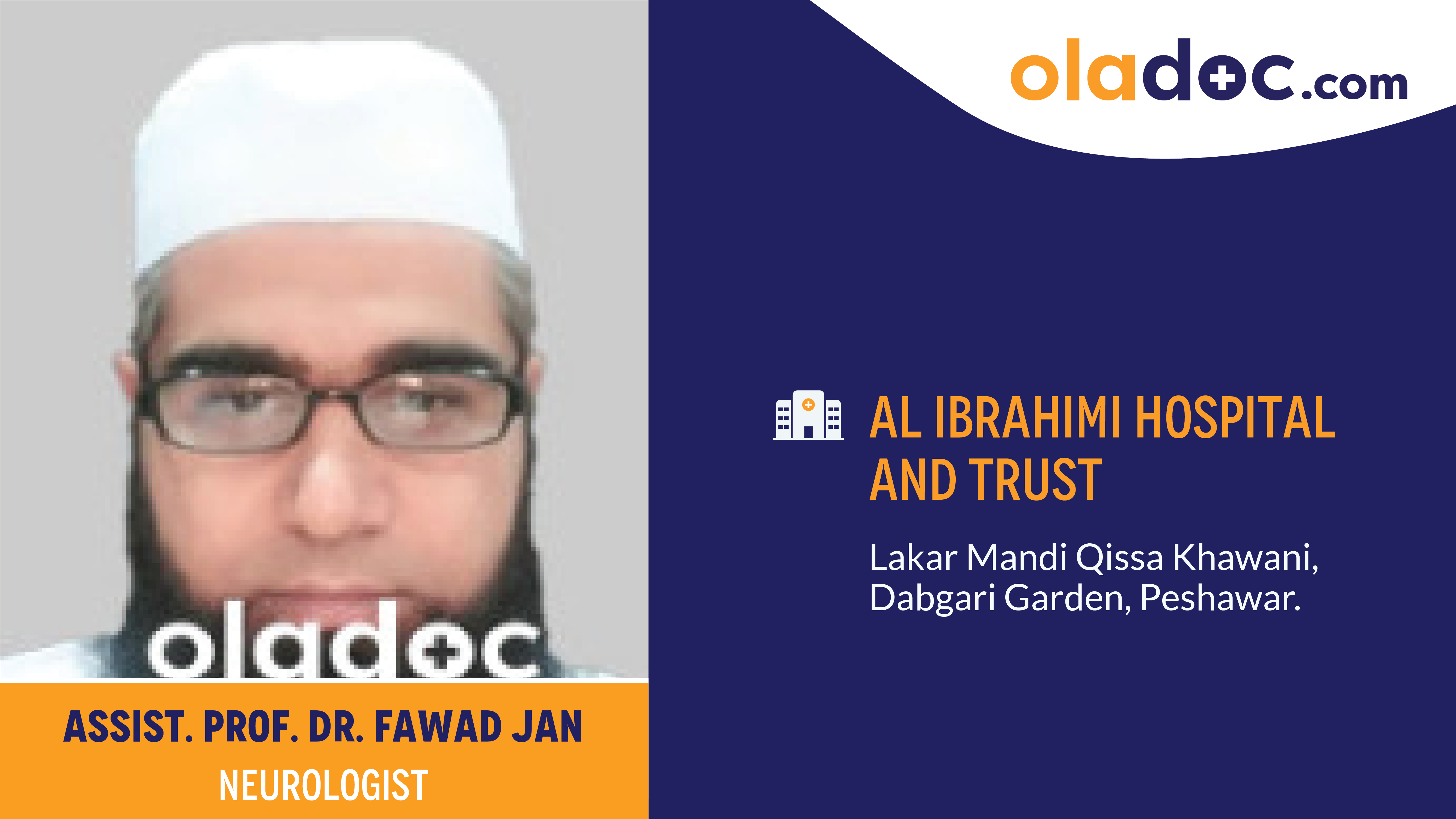 Practice locations of Dr.Fawad Jan